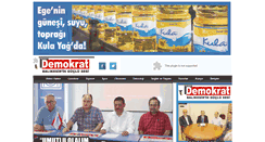 Desktop Screenshot of demokratgazetesi.com.tr